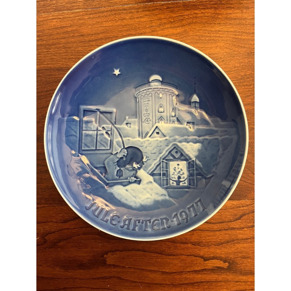 1977 Vintage Jule Aften B&G‎ Copenhagen 7" plate "Copenhagen Christmas"